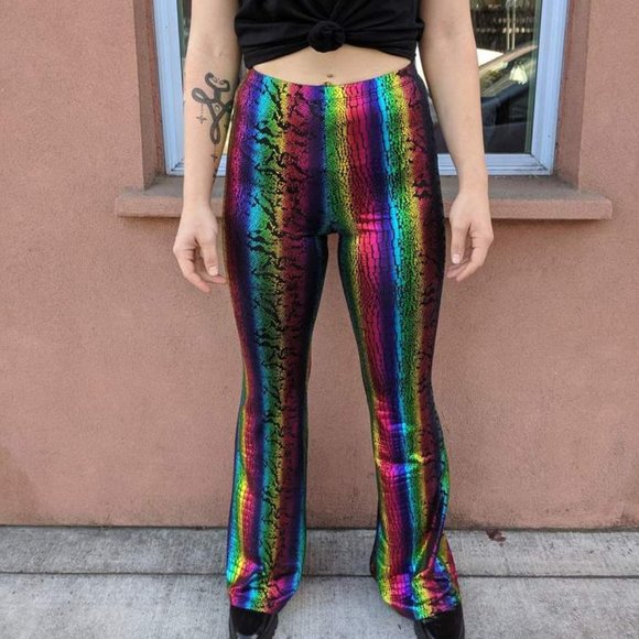 Rainbow Snake Serpent Bell Bottoms Dolls kill - Picture 3 of 6